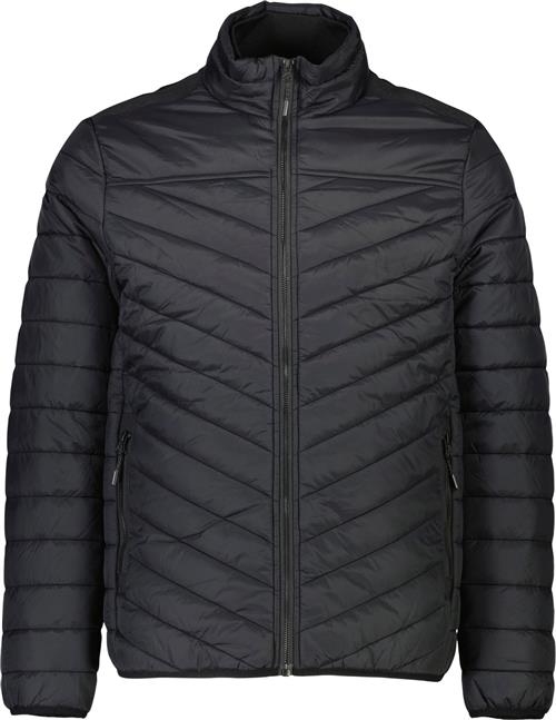 Lindbergh Light Weight Quilted Jacket Mand Sort Overgangsjakker Str L - hos Magasin