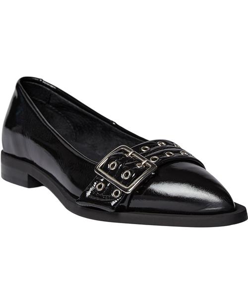 Pavement Saso Low Kvinde Black Patent Ballerinaer Str 40 - Læder hos Magasin