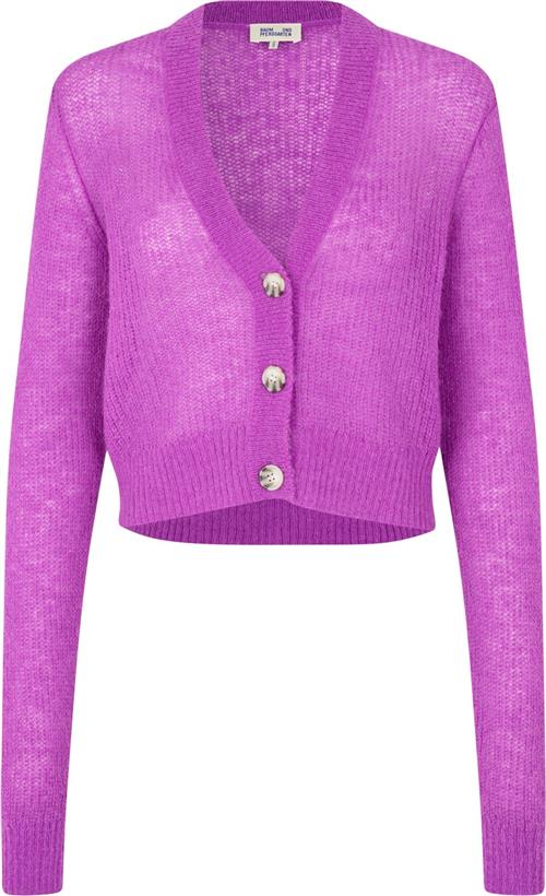 Se Baum und Pferdgarten Caya Kvinde Knockout Purple Cardigans Str XS - hos Magasin ved Magasin