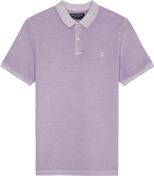 Se Marc O’Polo Poloshirt, Short Sleeve, rib Collar Mand Lilac Lust Kortærmede Poloer Str L - hos Magasin ved Magasin