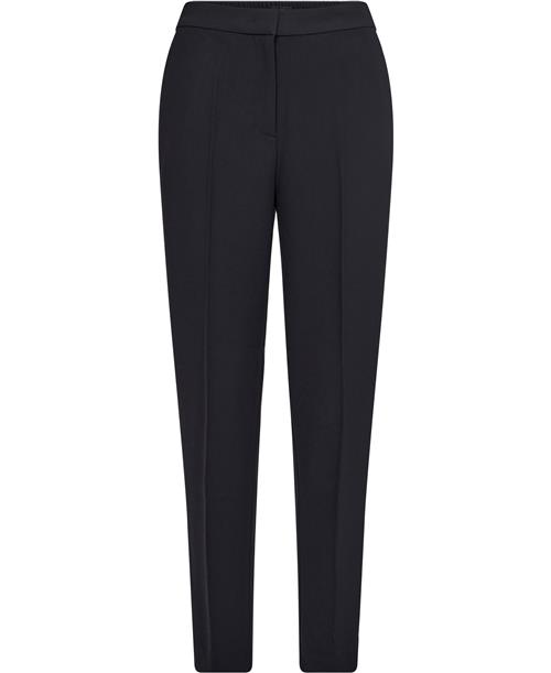 Se Soaked in Luxury Slnewtona Pants Kvinde Dark Navy Bukser Med Smalle Ben Regular Fit Str XS - hos Magasin ved Magasin