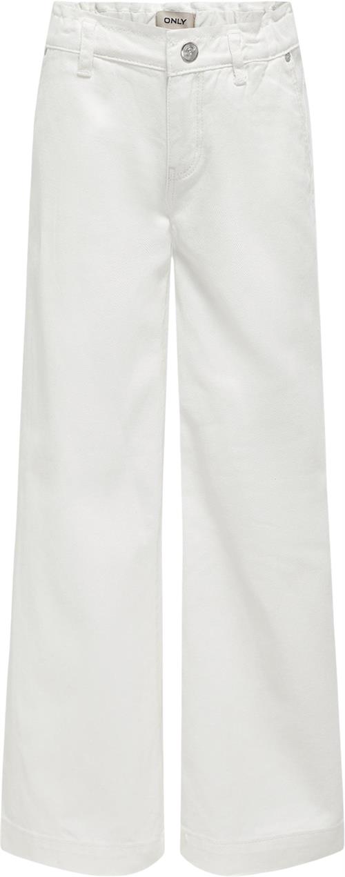 ONLY Kogcomet Wide DNM Guo020 Str 164 - White Jeans Denim hos Magasin