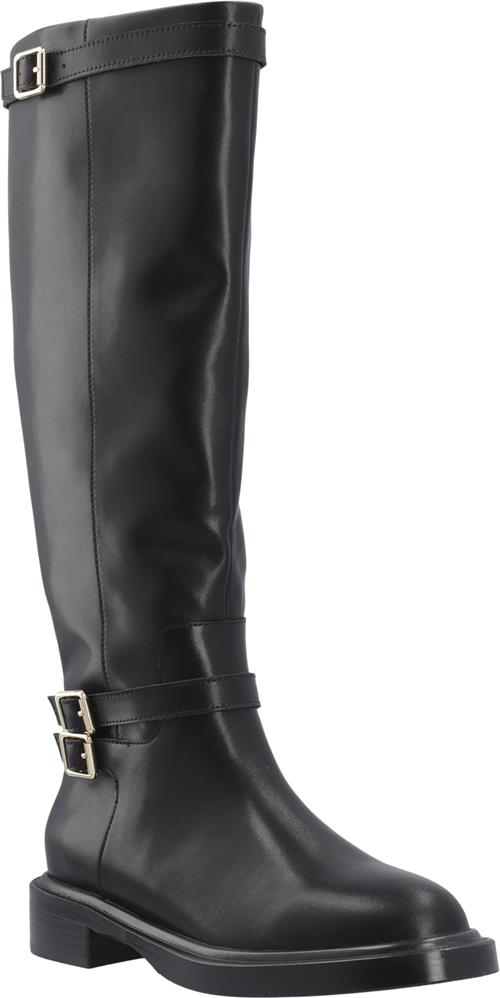 Se Bianco Biapaloma Knee High Boot Smooth Leather Kvinde Black Langskaftede Støvler Str 40 - hos Magasin ved Magasin