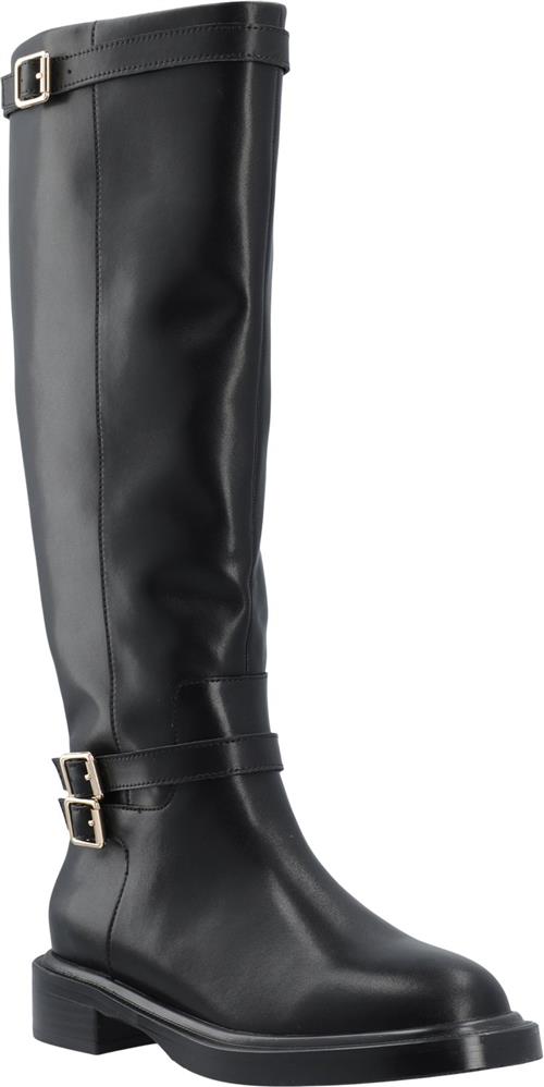 Bianco Biapaloma Knee High Boot Smooth Leather Kvinde Black Langskaftede Støvler Str 38 - hos Magasin