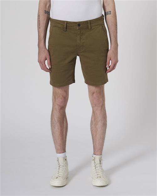 Neuw Denim Cody Workwear Short Copper Mand Brown Chino Shorts Str 32 - hos Magasin