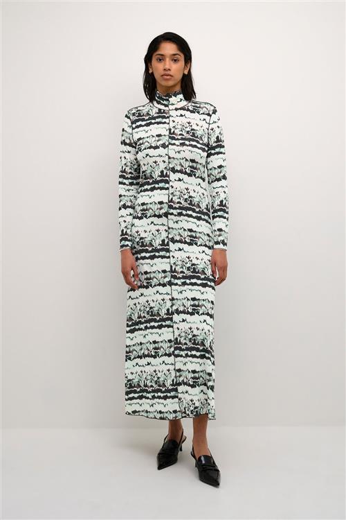 Karen by Simonsen Marbelkb Dress Kvinde Marbel Print Aop Ether Maxi Kjoler Str XS - hos Magasin