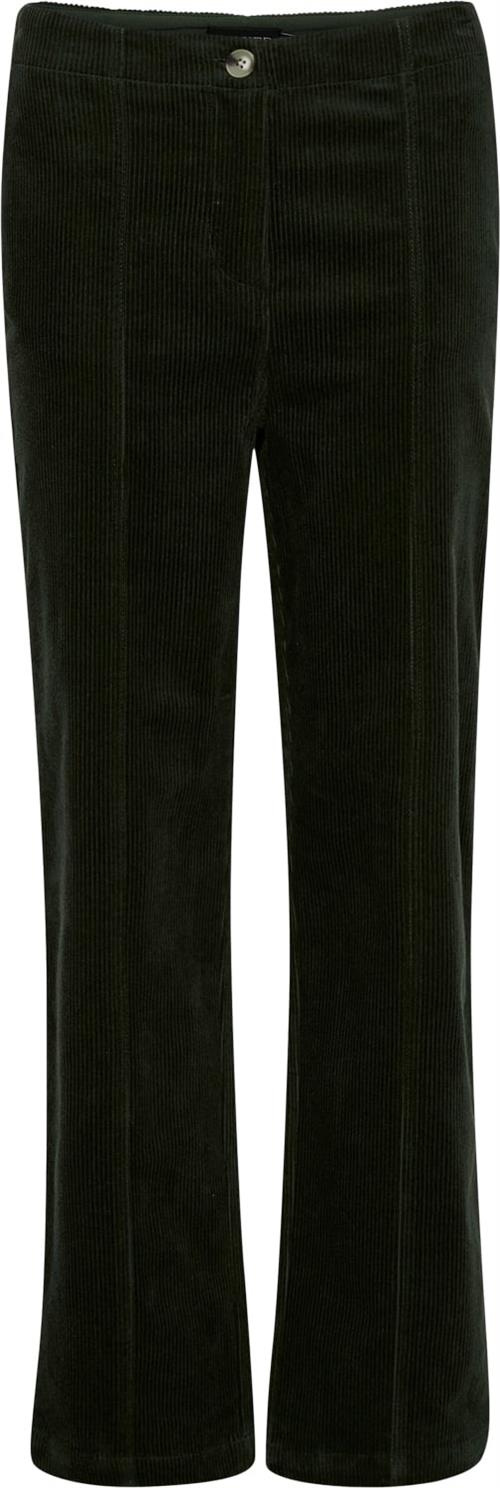 Soaked in Luxury Slthori Pants Kvinde Kombu Green Bukser Med Lige Ben Str S - hos Magasin