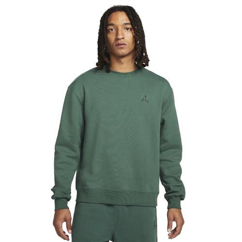 Nike Jordan Essentials Fleece Sweatshirt Mand Green Sweatshirts Str XS - Bomuld hos Magasin