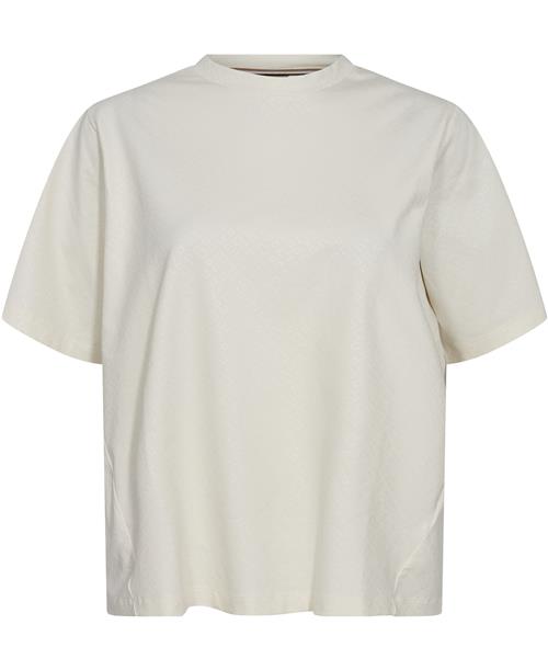 Se BOSS Ekri_AOP Kvinde Open White Kortærmede T-shirts Str XS - hos Magasin ved Magasin