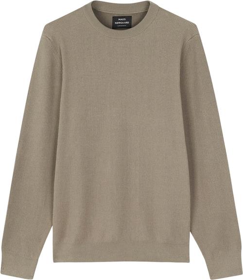 Mads Nørgaard - Copenhagen Tight Cotton Emil Knit Mand Brun Sweaters Str L - hos Magasin