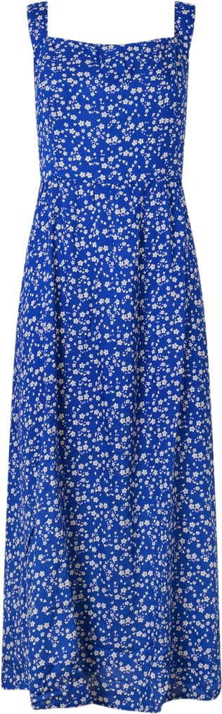 Lollys Laundry Evangelinell Midi Dress SL Kvinde Flower Print Midi Kjoler Str S - hos Magasin