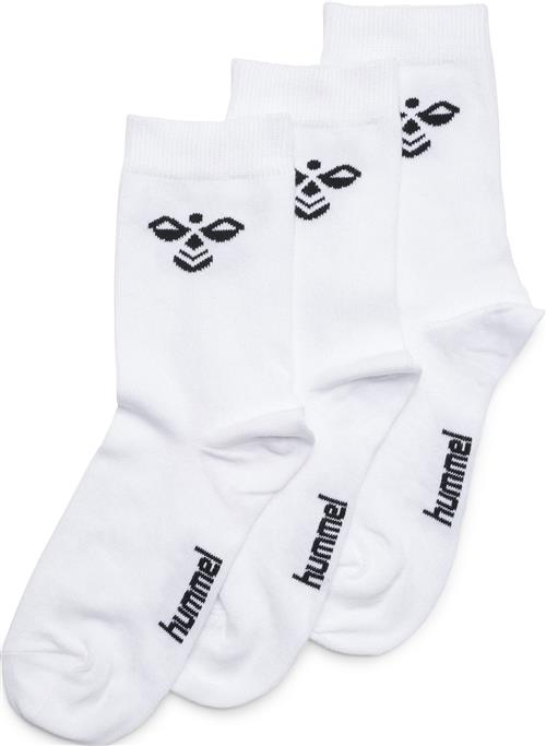 Hummel Sutton 3pack Sock Str 28-31 - Hvid Strømper hos Magasin