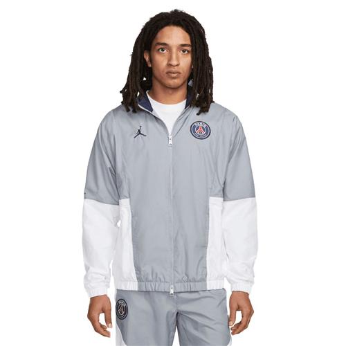 Se Nike Paris Saintgermain Jacket Mand Grey Sweatshirts Str L - Polyester hos Magasin ved Magasin