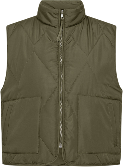 Se soyaconcept Scfenya 64 Vest Oliven Kvinde 7750 Oliven Veste Str S - Polyester hos Magasin ved Magasin