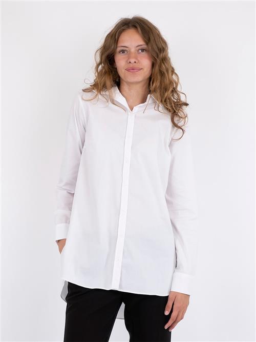 Se Neo Noir Margit C Poplin Shirt Kvinde White Langærmede Skjorter Str 40 - hos Magasin ved Magasin