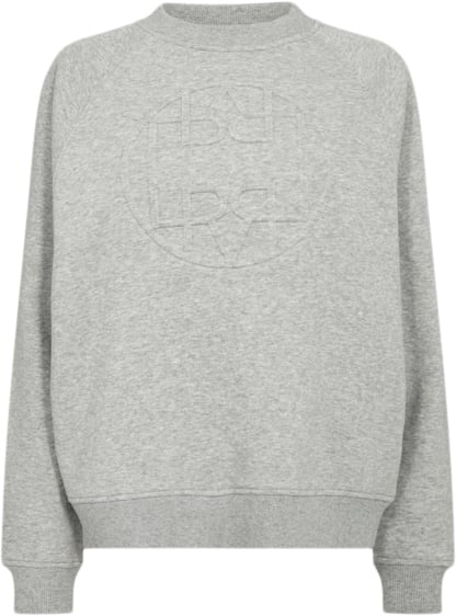 Levete room Lrnuka 11 Kvinde L9950 - Light Grey Melange Sweaters Str L - hos Magasin