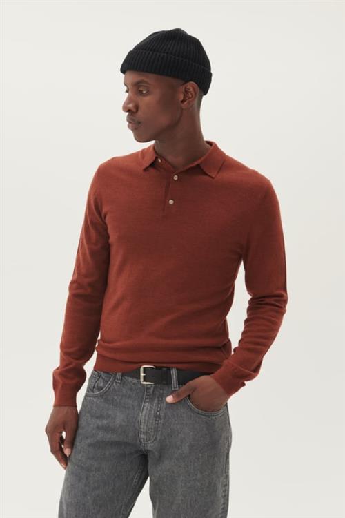 Se Matinique Maklint Mand Cambridge Brown Melange Sweaters Regular Fit Str L - hos Magasin ved Magasin