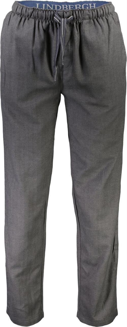 Lindbergh Soft Heeringbone Pajamas Pants XXL - Natbukser Bomuld hos Magasin