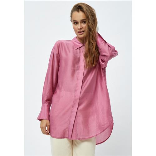 Se Minus Meredy Shirt Kvinde Super Pink Langærmede Skjorter Str 42 - hos Magasin ved Magasin