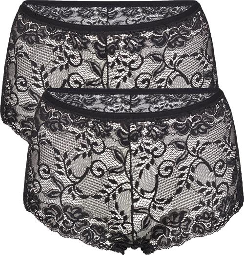 Se Magasin du Nord Collection Magasin Lace Shorts Mina 2 PK Højtaljede Trusser Str S ved Magasin