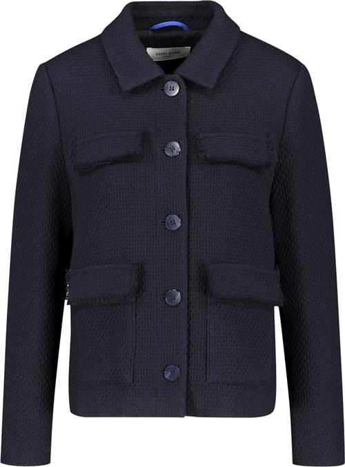 Gerry Weber Blazer Long Sleeve Kvinde Navy Blazere Str 46 - hos Magasin