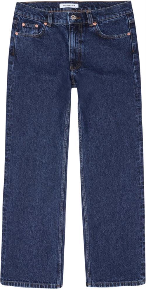 Woodbird Carla 90s Rinse Jeans Kvinde 90sblue Boyfriend Jeans Str 28 / 33 - Bomuld hos Magasin