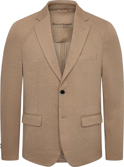 Bruun & Stengade BS Marne Classic Fit Blazer Mand Sand Blazere Str 48 - hos Magasin