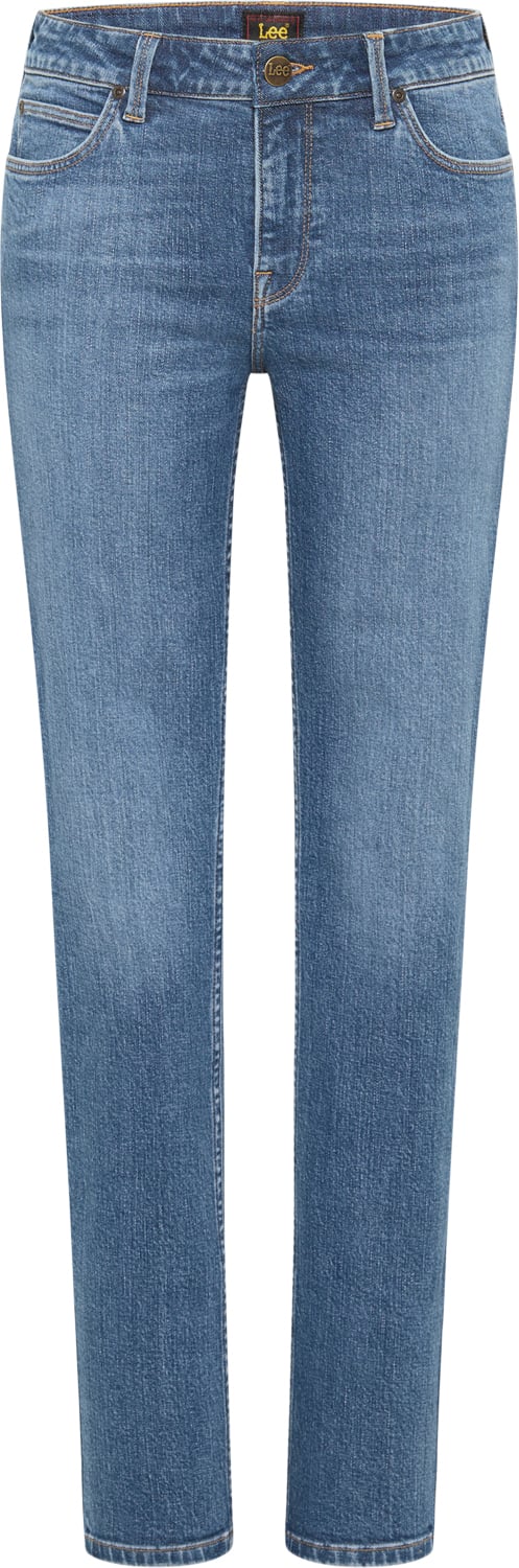 Lee Elly Kvinde Blå Skinny Jeans Slim Fit Str 36 33 - Bomuld hos Magasin