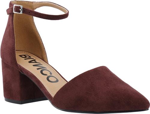 Bianco Biadevived Pump Micro Suede Kvinde Burgundy Pumps & Stiletter Str 41 - hos Magasin