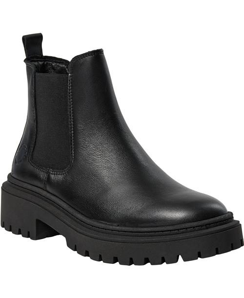 Se Cashott Caslea Chelsea Boot W. Inside Zip Leather Kvinde Black Chelsea Boots Str 40 - hos Magasin ved Magasin