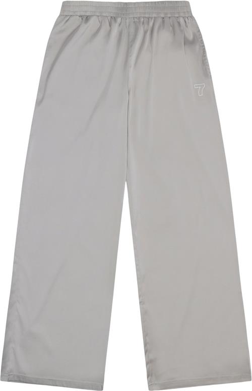 7 Days Active Shiny Lounge Pants Kvinde 051 Silver Bukser Med Brede Ben Str M - hos Magasin