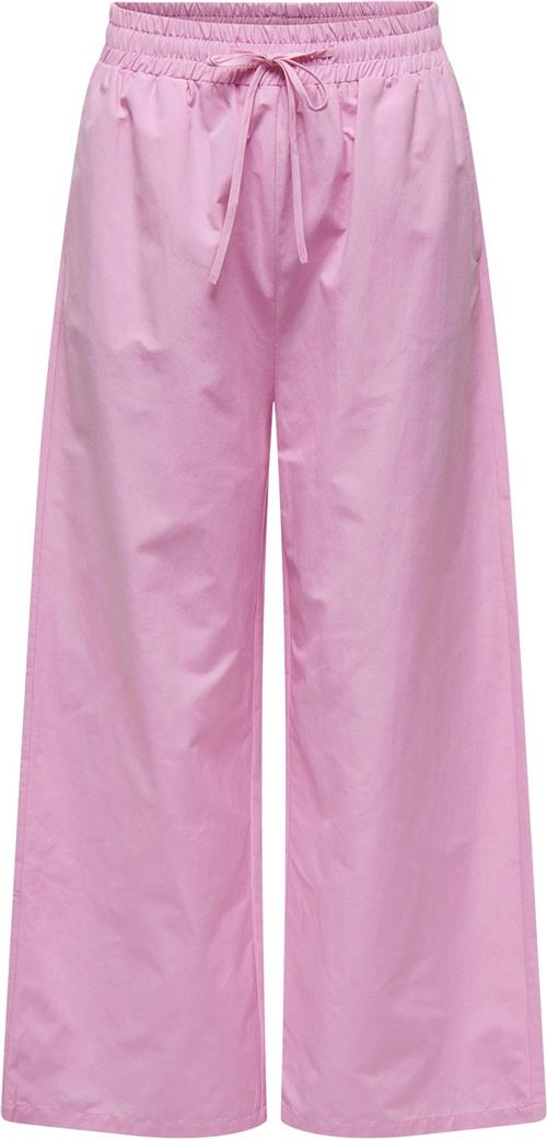 Se ONLY Onlfridi Loose Pants WVN Kvinde Bonbon Bukser Med Brede Ben Regular Fit Str XS - hos Magasin ved Magasin