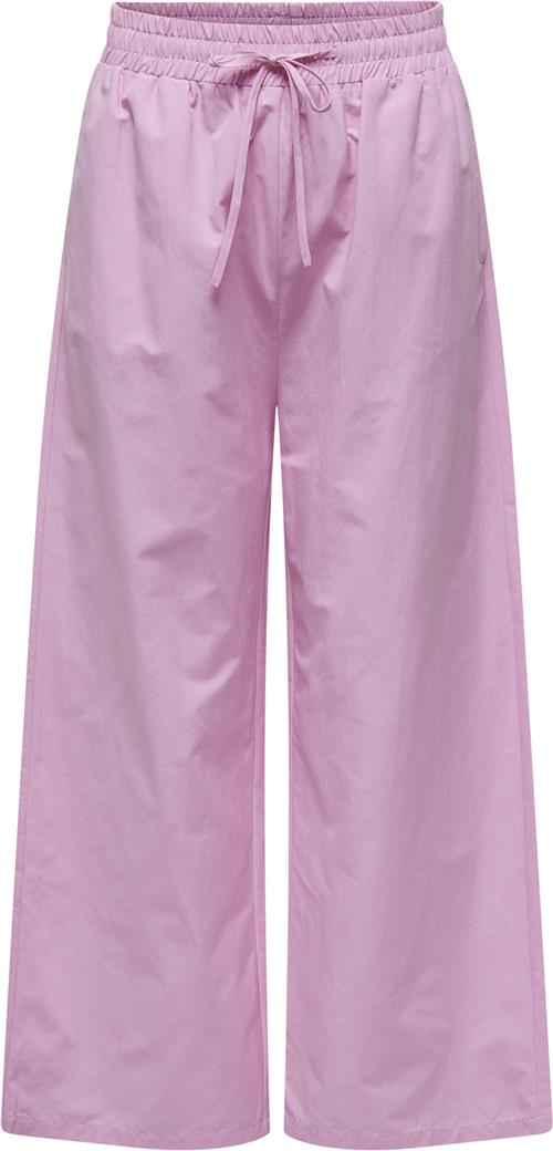 Se ONLY Onlfridi Loose Pants WVN Kvinde Bonbon Bukser Med Brede Ben Regular Fit Str XXS - hos Magasin ved Magasin