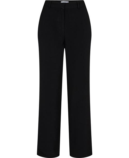 Envii Enkafir Pants 6746 Blackxxs Kvinde Black Bukser Med Lige Ben Str S - hos Magasin