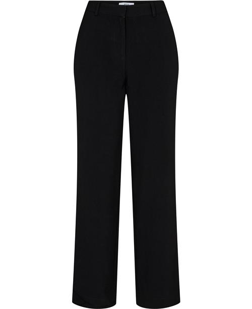 Envii Enkafir Pants 6746 Blackxxs Kvinde Black Bukser Med Lige Ben Str M - hos Magasin