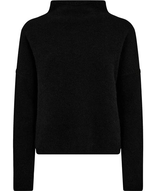 Filippa K Mika Yak Funnelneck Sweater Kvinde Black Rullekraver Str M - hos Magasin