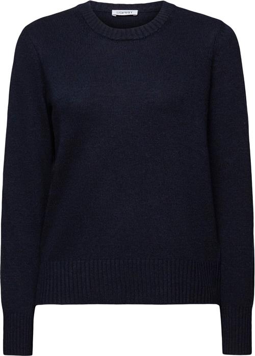 Esprit Small Crew Cash Kvinde Navy Sweaters Str L - hos Magasin