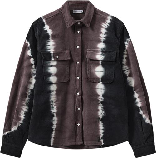 H2OFAGERHOLT Sao Paolo Shirt Kvinde Black Tie Dye Langærmede Skjorter Str L - hos Magasin