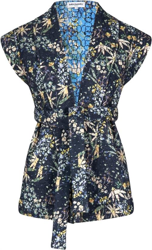 Lollys Laundry Celiall Vest Kvinde Flower Print Veste Str S - hos Magasin