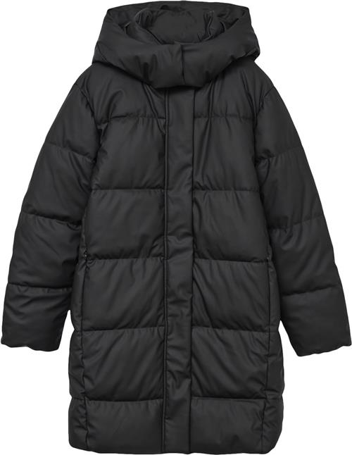 Vero Moda Vmgretakylie Coated Coat Noos Kvinde Black Dunjakker Str XS - Polyester hos Magasin