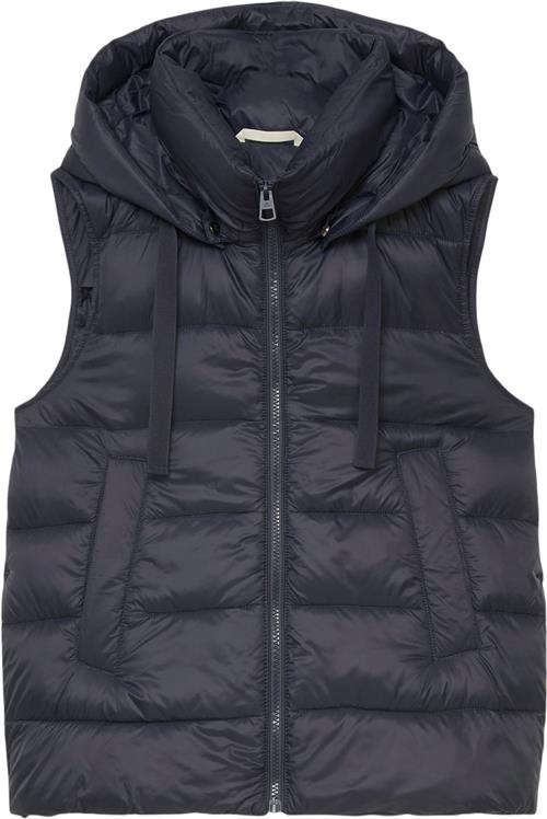 Marc O’Polo Bnos Recycled no Down, Vest, Detach Kvinde Midnight Blue Veste Str 40 - hos Magasin