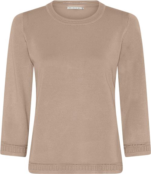 Micha BB Jumper_ BB Viscose Knit Kvinde Camel Sweaters Str L - hos Magasin