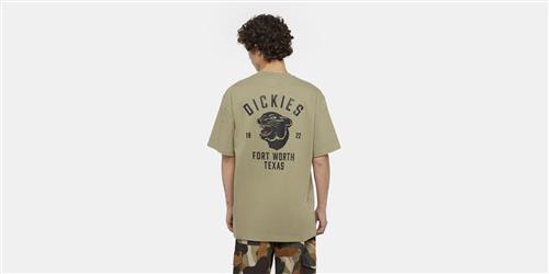 Se Dickies Dickies Panther TEE SS Imperial GRE Mand Imperial Green Kortærmede T-shirts Str L - hos Magasin ved Magasin