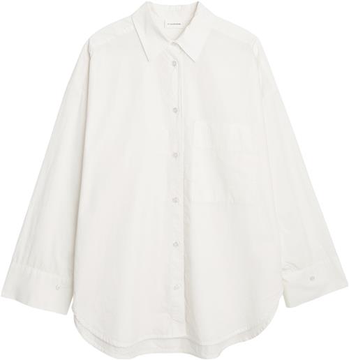 Se By Malene Birger Derris Kvinde Whisper White Langærmede Skjorter Str 32 - hos Magasin ved Magasin