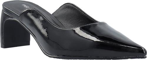 Bianco Rowe Heel Cutline Mule #P Kvinde Black Mules Str 40 - hos Magasin