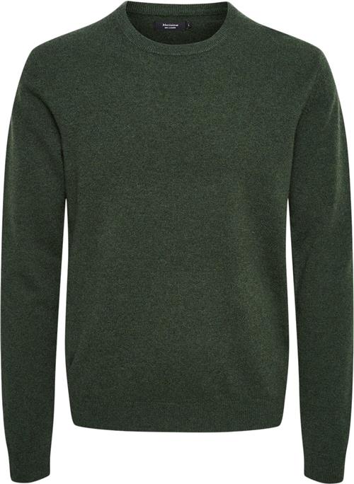 Matinique Mahenri Mand Olive Night Melange Sweaters Regular Fit Str S - hos Magasin