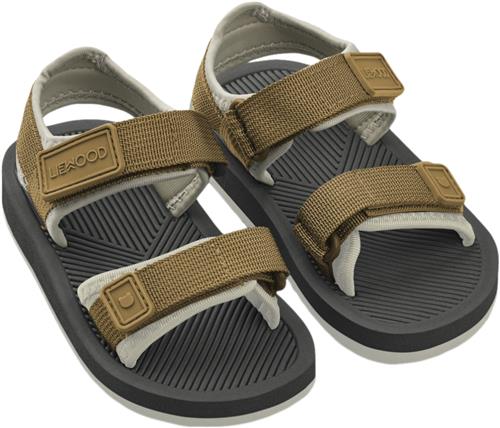 Liewood Monty Sandals Golden Caramel Multi Mix Sandaler Str 27 - hos Magasin