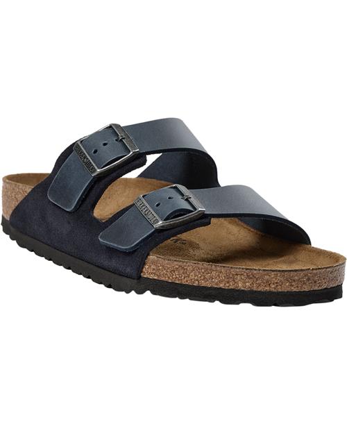 Birkenstock Arizona Leve/leoi Midnight Mand Midnight Sandaler Str 42 - hos Magasin