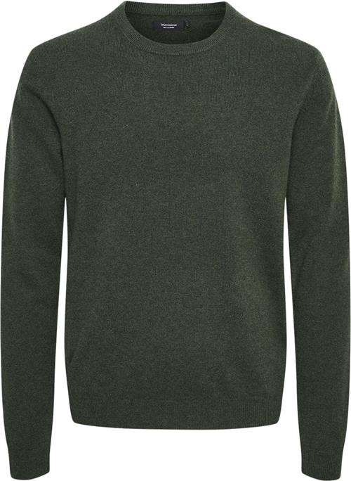 Se Matinique Mahenri Mand Olive Night Melange Sweaters Regular Fit Str XL - hos Magasin ved Magasin