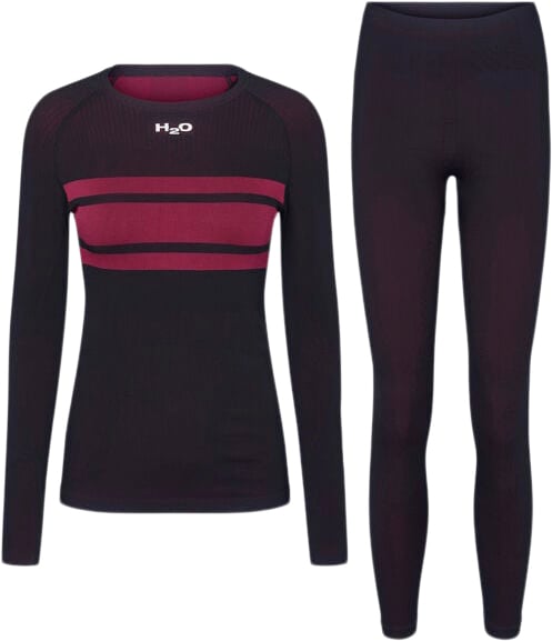 H2O Gilla Seamless Skiundertøj 36/38 - Baselayer Polyester hos Magasin